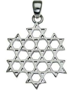 Star of David Sterling Silver Pendant