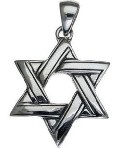 Star of David Sterling Silver Pendant