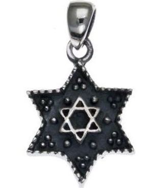 Star of David Sterling Silver Pendant