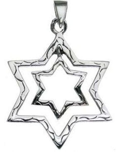 Star of David Sterling Silver Pendant