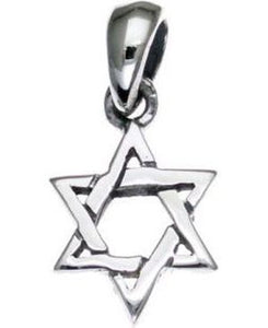 Star of David Sterling Silver Pendant