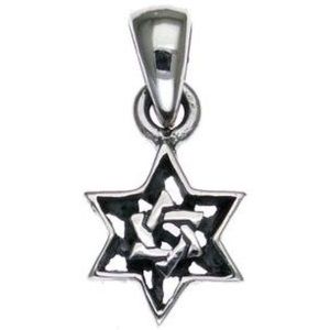 Star of David Sterling Silver Pendant