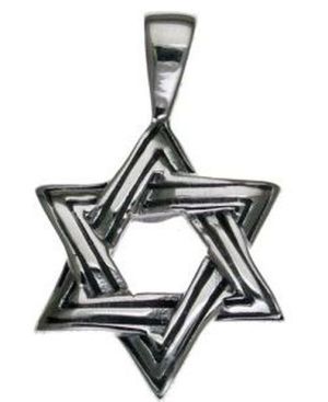 Star of David Sterling Silver Pendant