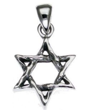 Star of David Sterling Silver Pendant