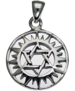 Star of David Sterling Silver Pendant