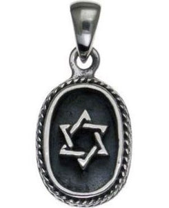 Star of David Sterling Silver Pendant