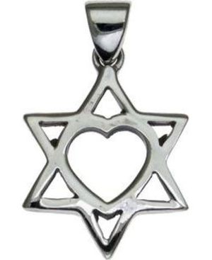 Star of David with Hart Sterling Silver Pendant