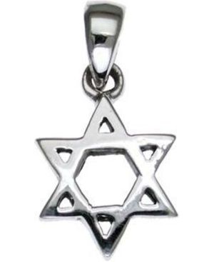 Star of David Sterling Silver Pendant