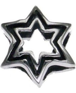 Star of David Sterling Silver Pendant