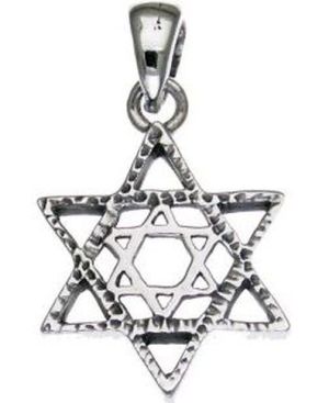 Star of David Sterling Silver Pendant