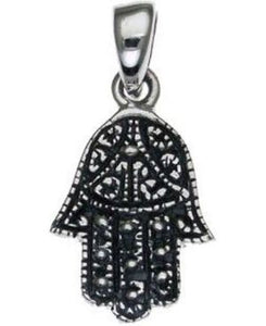 Hamsa Sterling Silver Pendant