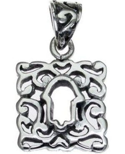 Hamsa Sterling Silver Pendant