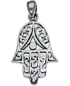 Hamsa Sterling Silver Pendant