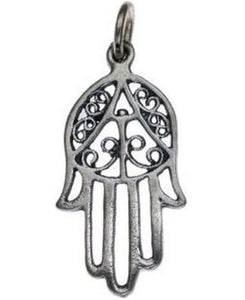 Hamsa Sterling Silver Pendant