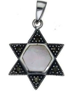 Star of David Sterling Silver Pendant