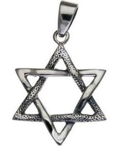 Star of David Sterling Silver Pendant