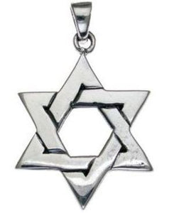 Star of David Sterling Silver Pendant