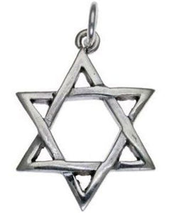 Star of David Sterling Silver Pendant