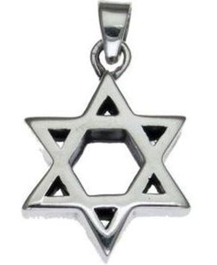 Star of David Sterling Silver Pendant