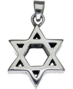 Star of David Sterling Silver Pendant