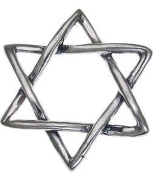 Star of David Sterling Silver Pendant