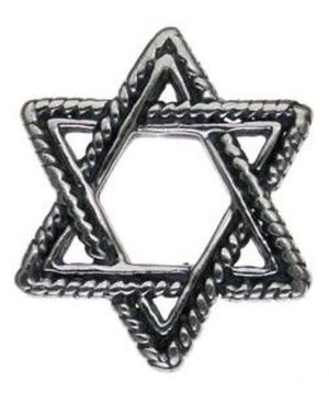 Star of David Sterling Silver Pendant