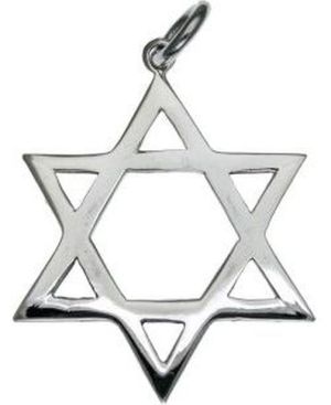 Star of David Sterling Silver Pendant