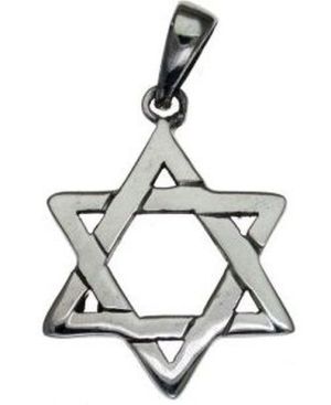 Star of David Sterling Silver Pendant