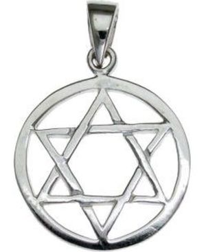 Star of David Sterling Silver Pendant