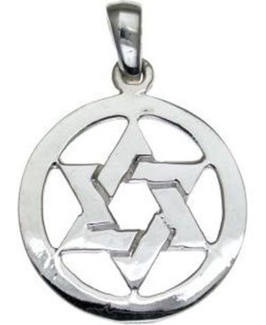 Star of David Sterling Silver Pendant