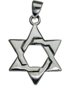 Star of David Sterling Silver Pendant