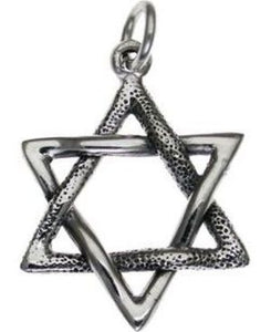 Star of David Sterling Silver Pendant