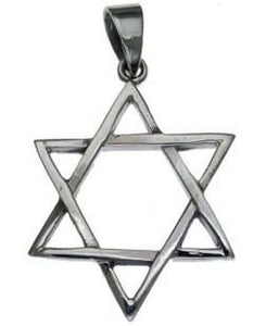 Star of David Sterling Silver Pendant