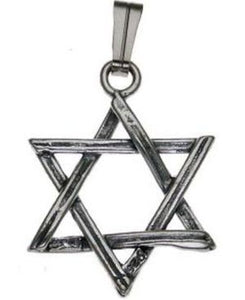 Star of David Sterling Silver Pendant