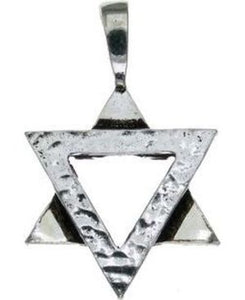 Star of David Sterling Silver Pendant