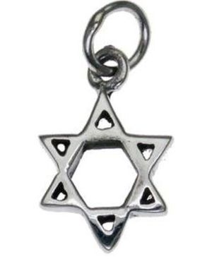 Star of David Sterling Silver Pendant