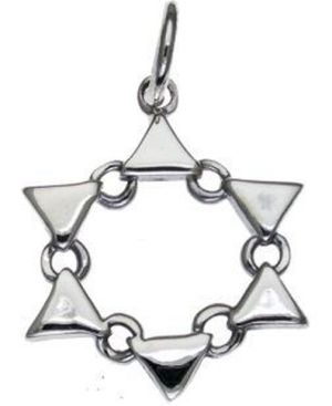 Star of David Sterling Silver Pendant