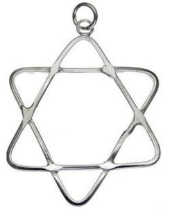 Star of David Sterling Silver Pendant