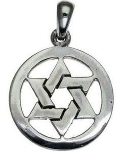 Star of David Sterling Silver Pendant