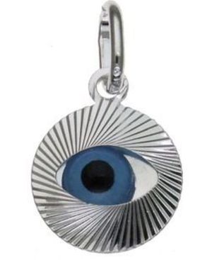 Evil Eye Protection  Sterling Silver Pendant