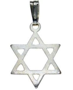 Traditional Star of David Sterling Silver Pendant