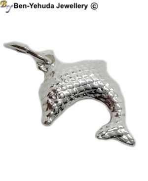 Fish with Scales Sterling Silver Pendant