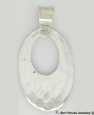 Hammered Sterling Silver Pendant Style
