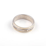 "I Am for my Beloved" Blessing Gold & Silver Ring