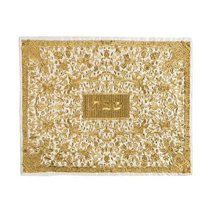 Challah Cover - Full Embroidery - Gold II
