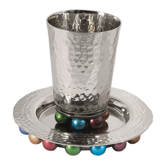 Kiddush Cup & Balls - Multicolored