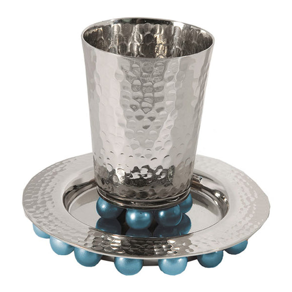 Kiddush Cup & Balls - Turquoise