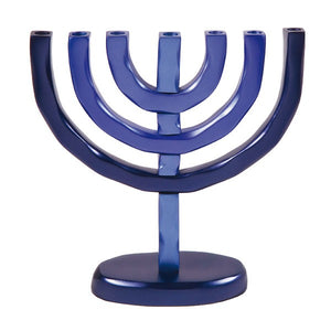 Menorah 7 Branches - Blue