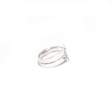 This Too Shal Pass - Sterling Silver Spiral Ring