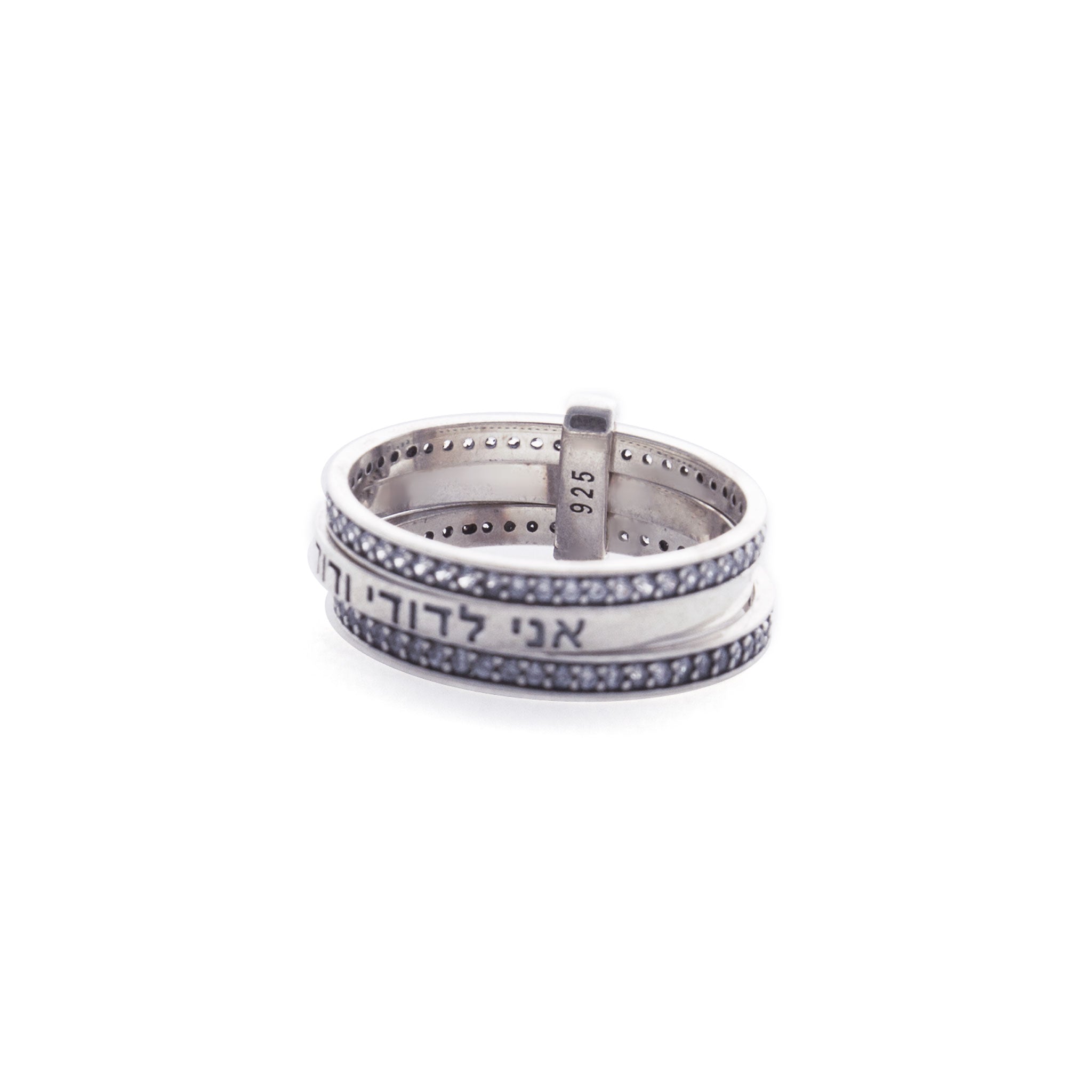 Dirt Road Divas Boutique - Round Silver Ring With Aqua Swarovski Crystal